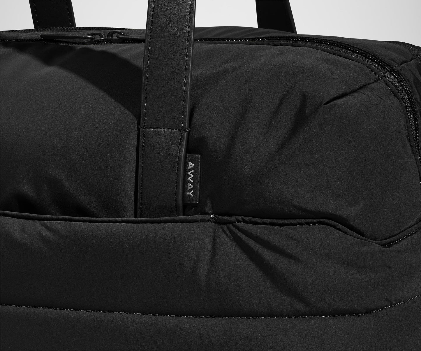 The Quilted Everywhere Bag in Jet Black