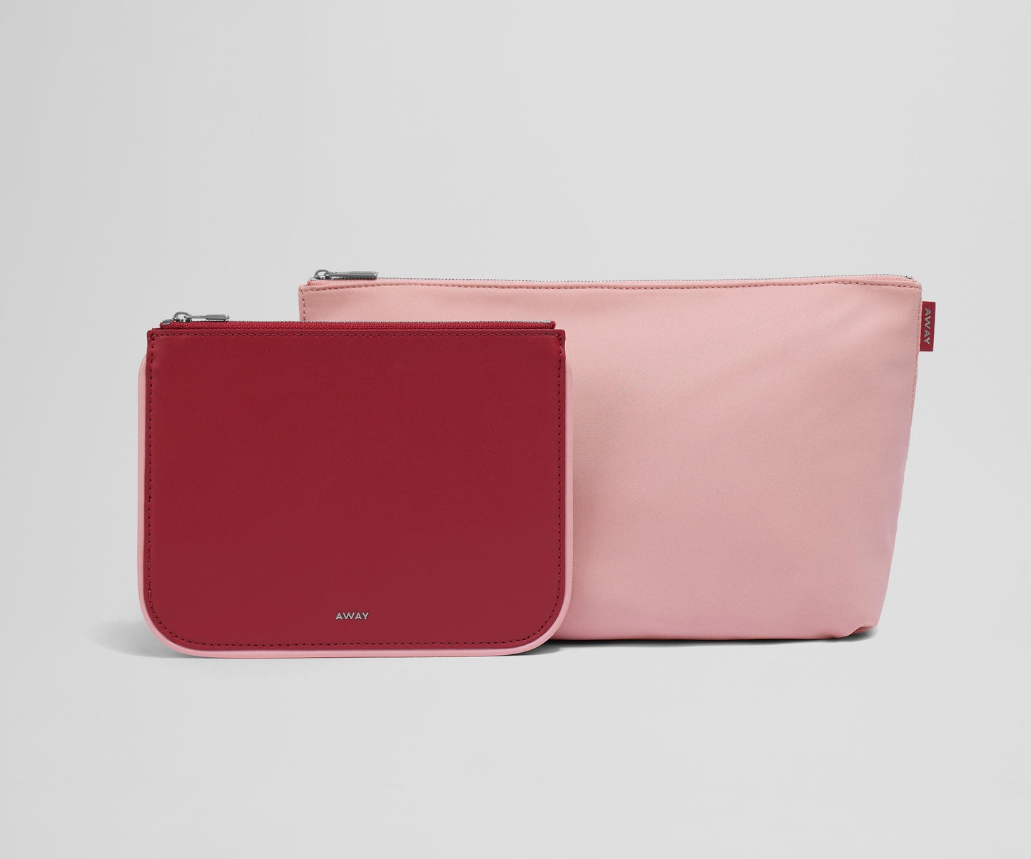 Pouch Duo in Flamingo Pink