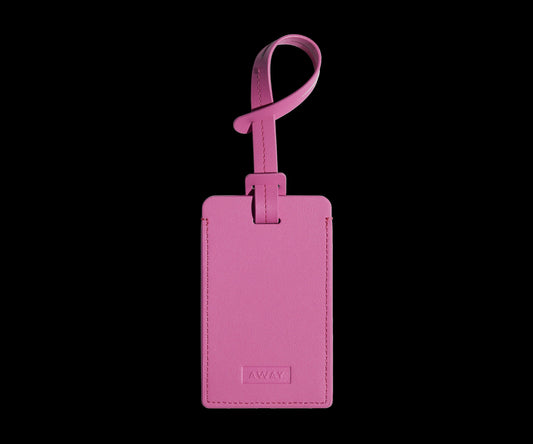 The Luggage Tag in Island Pink