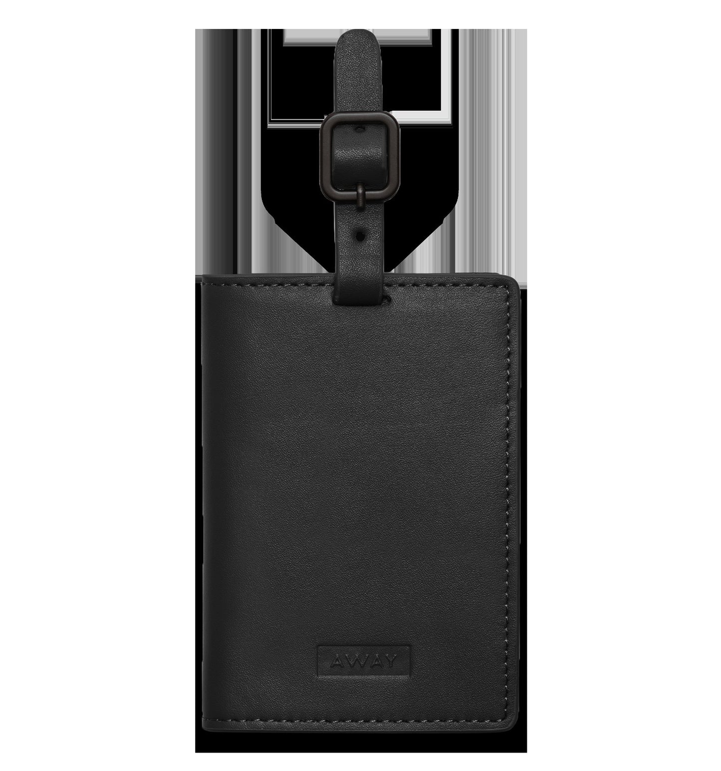 Aluminum Luggage Tag in Onyx Black Standard