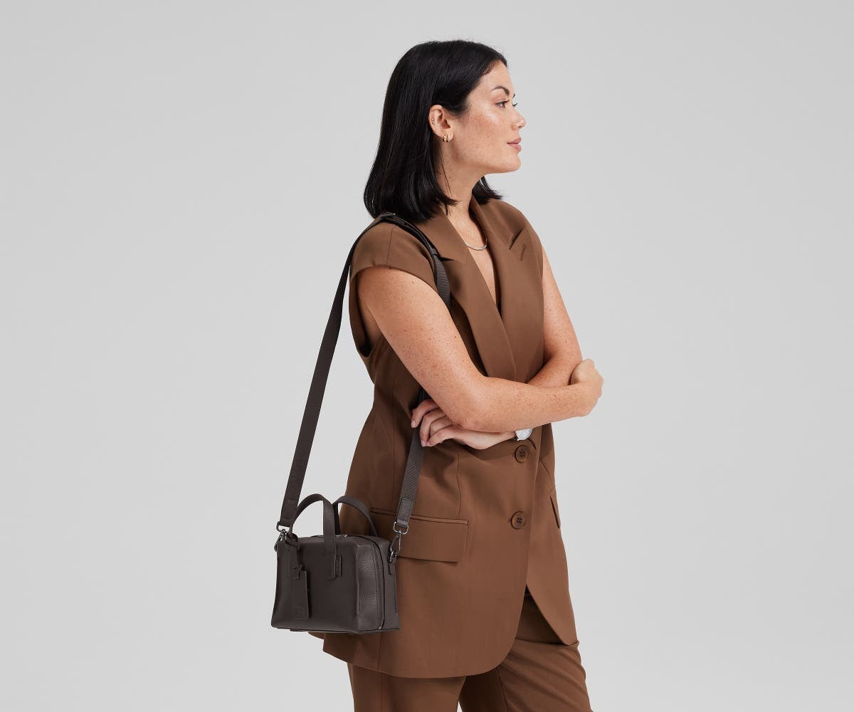 Mini Everywhere Bag in Espresso Brown