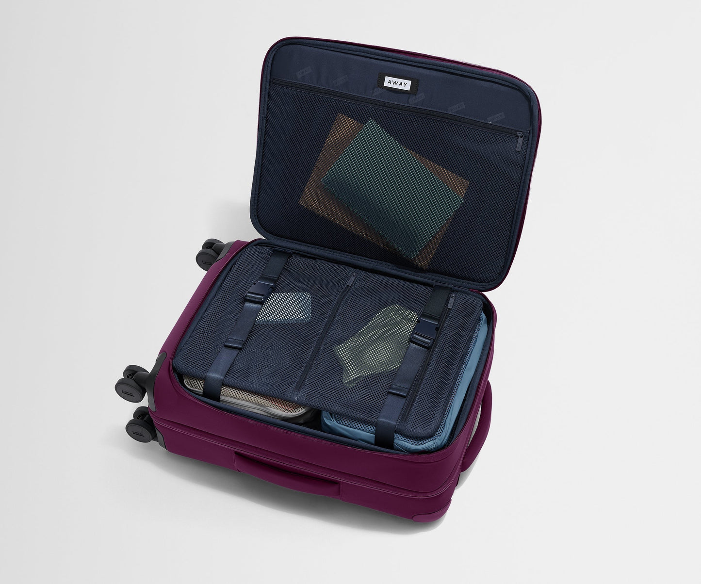 Softside Bigger Carry-On in Plum Purple