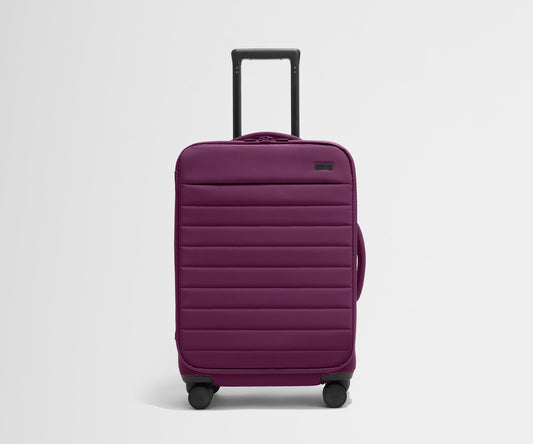 Softside Bigger Carry-On in Plum Purple