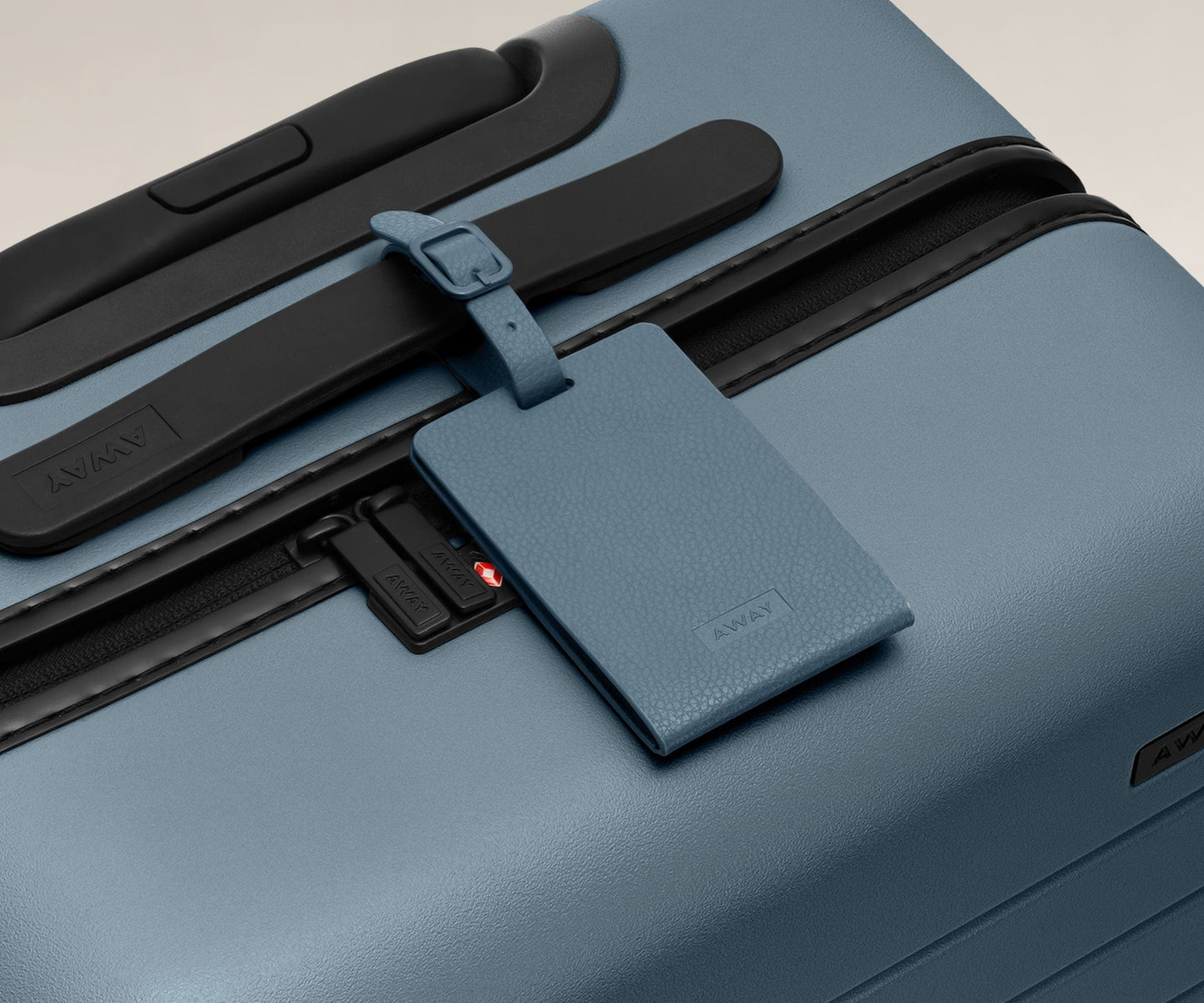 The Luggage Tag in Coast Blue
