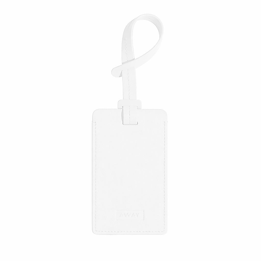 The Luggage Tag in Pearl White