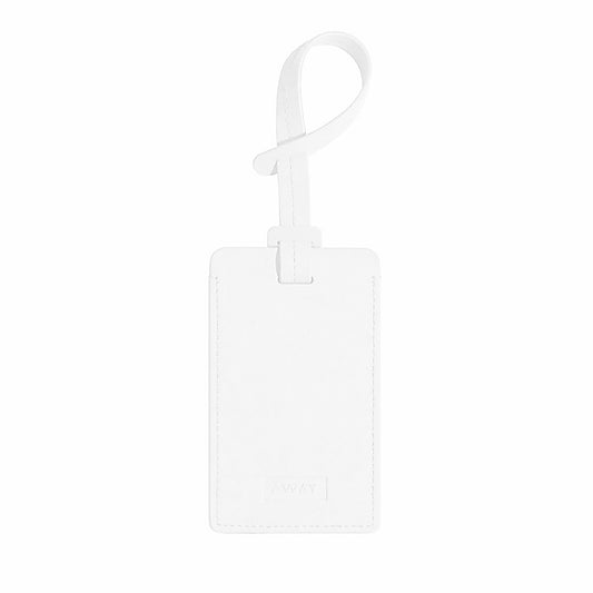 The Luggage Tag in Pearl White