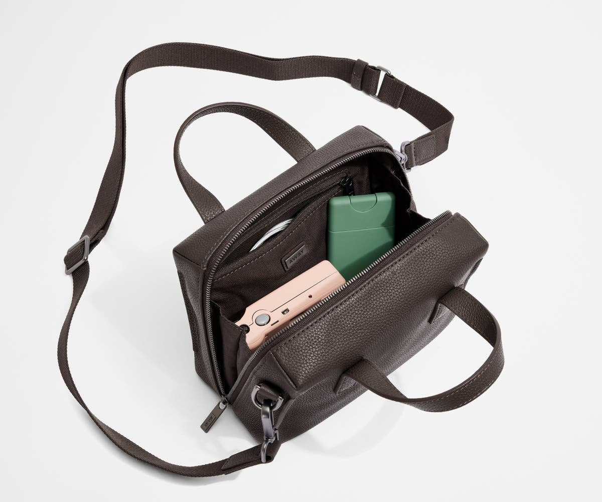 Mini Everywhere Bag in Espresso Brown